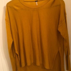 Mustard yellow shirt!